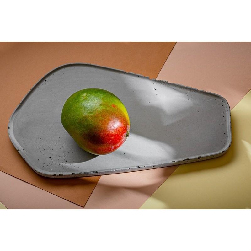 Dekoratyvus betoninis padėklas PLATO didelis